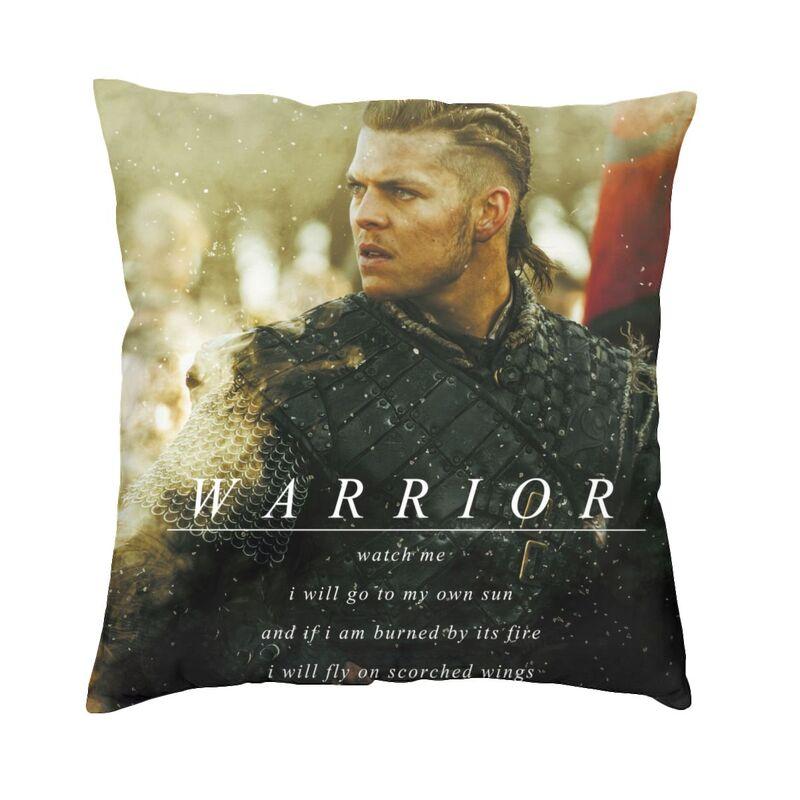 Vikings Lagertha Ragnar Lothbrok Sofa Cushion Cover Velvet Norse Valhalla Warrior Pillow Case Living Room Decoration Pillowcase