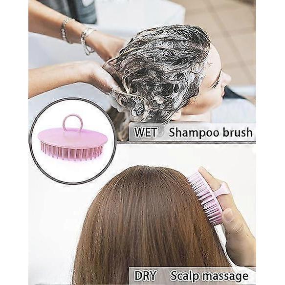 Hair Scalp Massager Shampoo Brush, 6 Pcs Scalp Brush Shower, Soft Scalp Scrubber for Dandruff, Scalp Exfoliator for Adults, Children and Pets