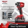 Delixi High Torque Brushless Impact Driver: Industrial Intelligent Adjustable Electric Screwdriver