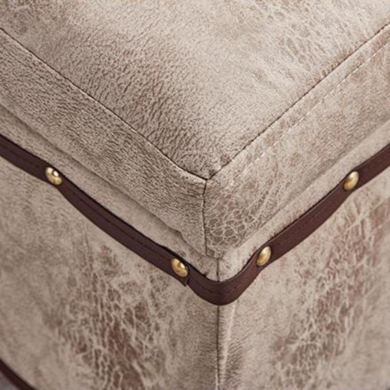 Shoe Changing Stool Rectangular Storage Stools Multifunctional Aesthetic Stool Luxury Long Sofa Stools Living Room Furniture