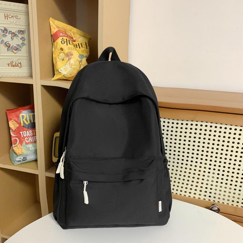 Schultasche weiblich koreanische Version High School College-Student einfach einfarbig Campus große Kapazität männlich trendiger Rucksack Ins Reise-Rucksack