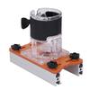 Woodworking Router Base with Transparent Cover Milling Cutter Slotting Bracket Wood Trimmer