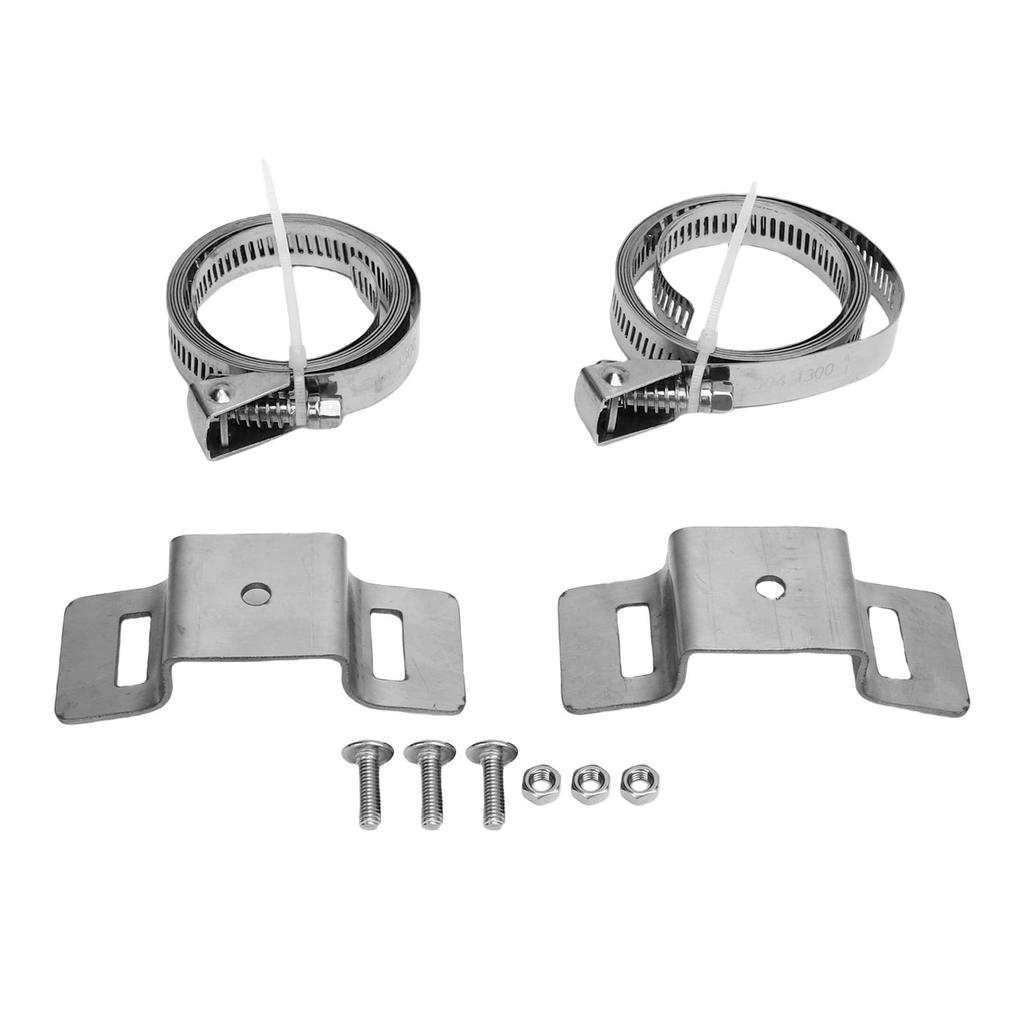 Sign Mounting Brackets for Larger Poles Adjustable Street Sign Mounting Hardware with Pole Clamps for Water Heater