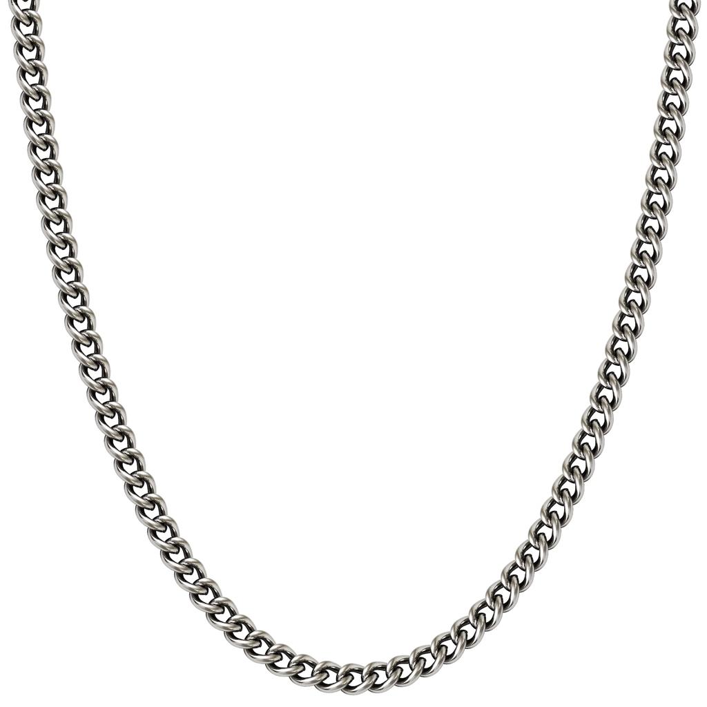 Phiten KJ Limited Edition Titanium Kihei Necklace, Length 40-60cm (50cm), Width 3.3mm, Chain, Men's and Women's, Made in Japan