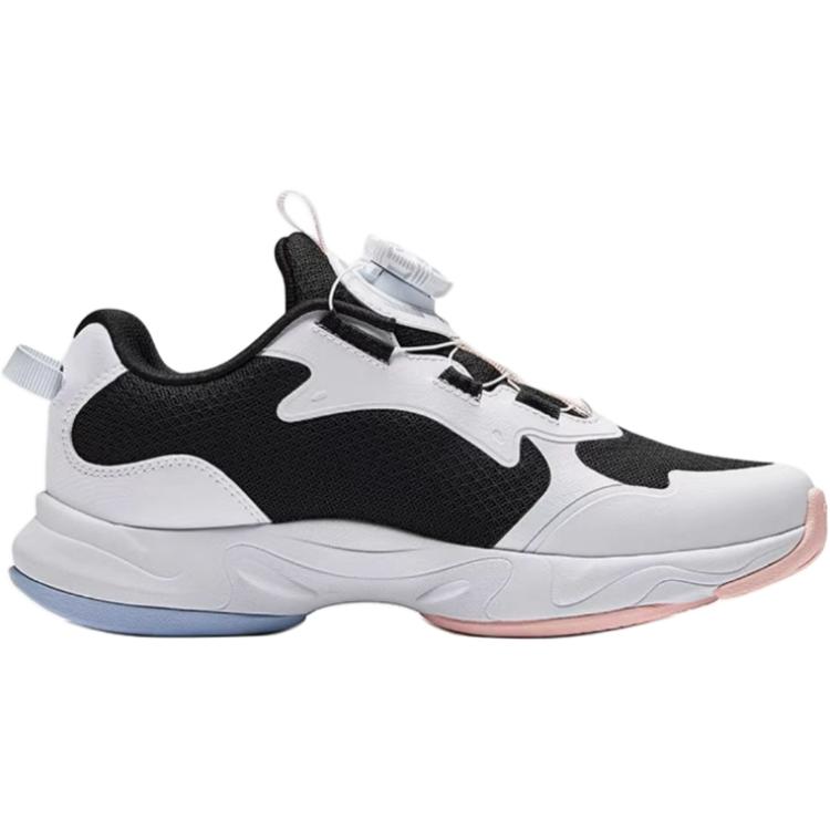Anta Kids Comfortable Versatile Running Shoes Kids Sneakers Black White 322445512-1