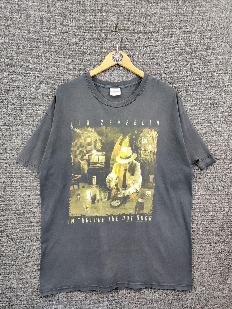 

Led Zeppelin In Thought The Out Door Band Black Unisex Tshirt S5XL KH10991 Unisex T-Shirt S