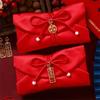 Traditional Brocade Red Envelope Chinese Style Red Lucky Bag  New Year Celebration