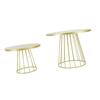 2pcs Gold Cake Display Stand Round Top Metal Cake Stand Classic Round Cake Stand  Afternoon Tea