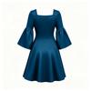 Women's Casual 3/4 Bell Sleeve Dress for Everyday Wear