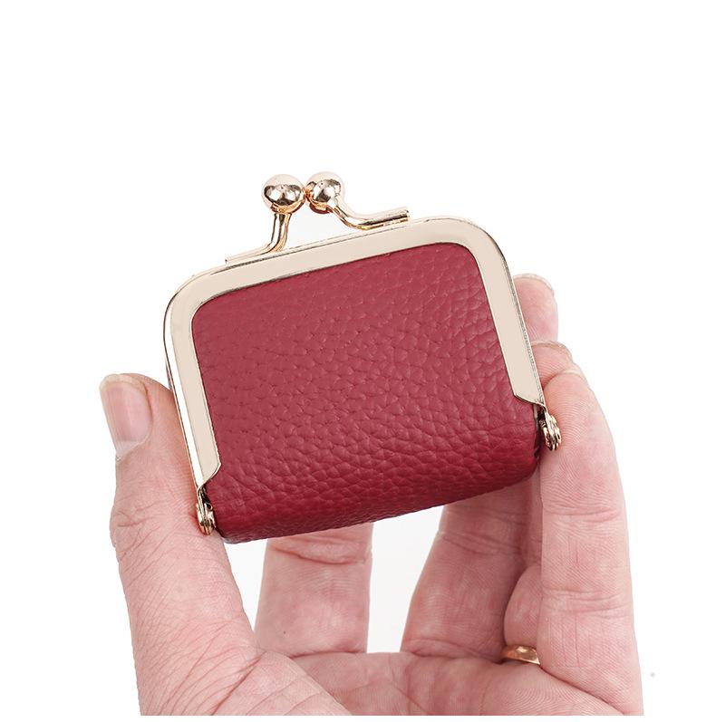 Women's Genuine Leather Coin Purse & Jewelry Bag: Small Mini Holder for Coins, Earrings, Necklaces