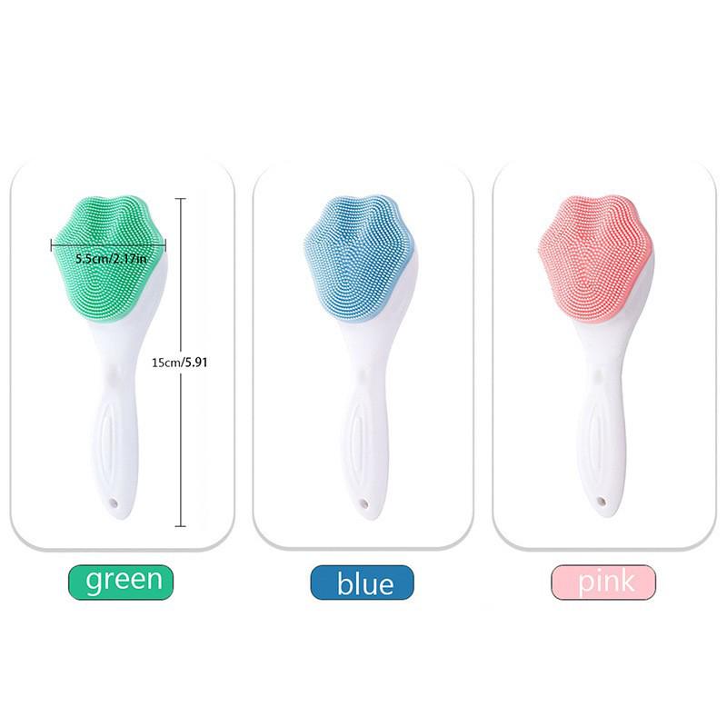 

New Silicone Cat Claw Face Wash Brush - Gentle Cleansing Tool for Skin OPP Packaging розовый