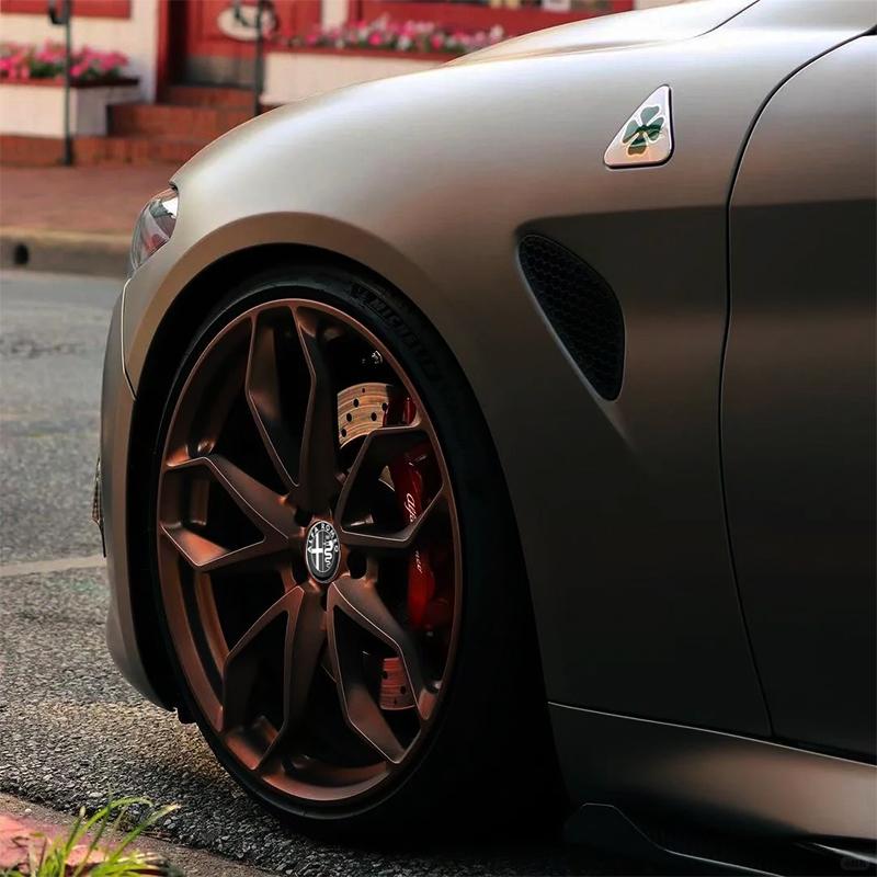 4Pcs 60MM Car Wheel Center Hub Caps Badge Tire Rim Covers For Alfa Romeo Giulia Stelvio Giulietta 156 159 147 Mito Tonale BreraBV0