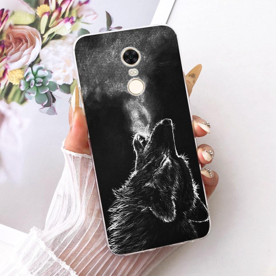For Xiaomi Redmi 5 Plus 5Plus Redmi5 Phone Case Chinese Dragon Cute Cat Cartoon Pattern Casing Soft Clear Silicone Back Cover