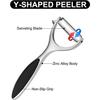Vegetable Peeler Y and I-Shaped Peeler Set Potato Peelers Stainless Steel Fruit Peelers