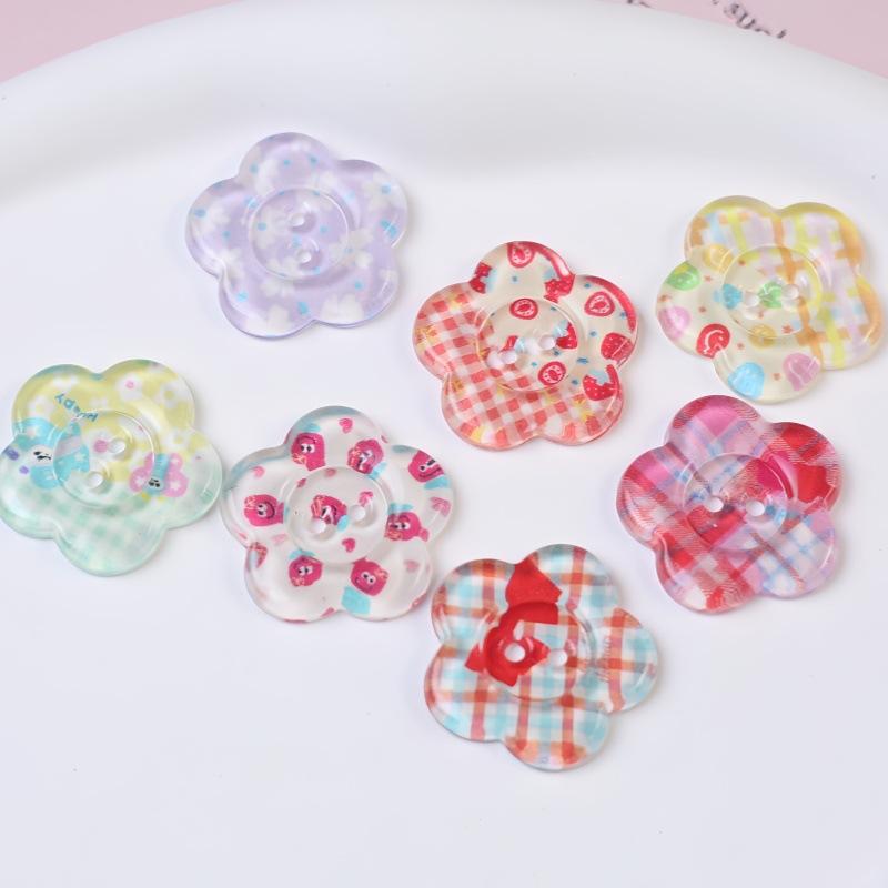 Flower Button DIY Clothing Shoes Socks Accessories Phone Cases Patch Holes Shoe Matching