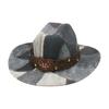 Travel Photography Vacation Stage Performance Jazz Hat Western Retro Cowboy Hat Big Love Fashion Street Shot Felt Hat
