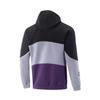 Li Ning CBA All-Star Series Basketball Color Block Hoodie Men Hoodies Black Misty-Gray-Purple AWDVD33-3