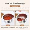 Reusable Vegetable Slicer Grater Stainless Steel Rice Washing Basin  Food Preparation