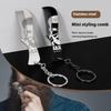 Stainless Steel Men'S Beard Comb Portable Mini Oil Head Comb For Barber Mustache Care Shaping Tools Pocket Size Hair Comb