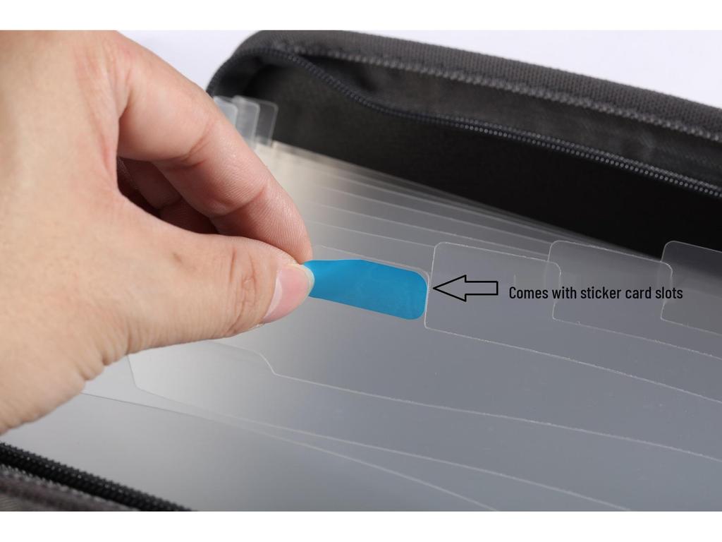 A4 Double Zipper Accordion File Bag, 13-Pocket Waterproof Student Folder