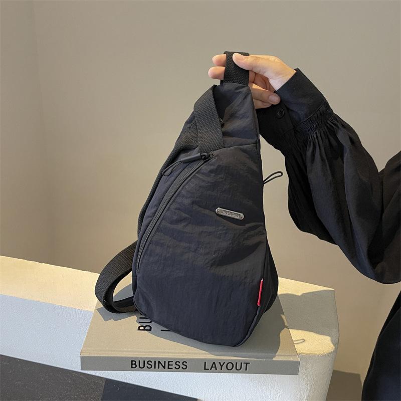 Unisex brystveske Enkel oppbevaringsveske Lett reiseveske Liten ryggsekk Crossbody-veske Mote Uformelt Single Should-vesker