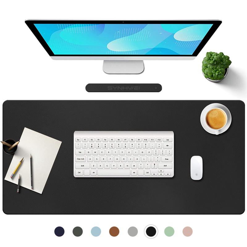 Große Größe Büro Schreibtisch Schutz Matte PU Leder Wasserdichte Maus Pad Desktop Tastatur Schreibtisch Pad Gaming Mousepad PC Zubehör