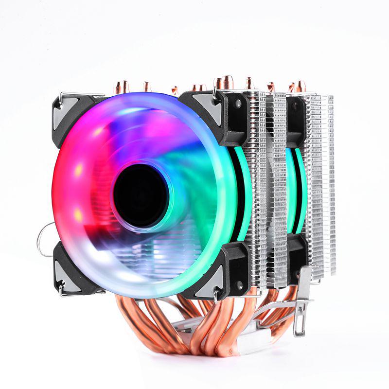 Dissipatore per CPU a tubo di rame ultra-silenzioso per pin 1366, AMD 1700, X79 e 2011