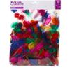 Plumes de pintade de couleur - 10 gr de plumes