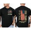 250 Jahre Unabhängigkeit Amerika 250. Jahrestag Vorder- und Rückseite T-Shirt