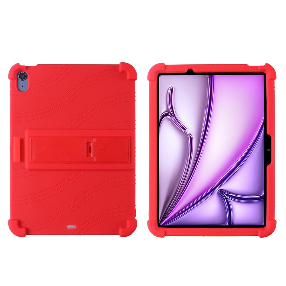 Soft Case for iPad Air 11 Inch (M4)2024(5thGen)Released for iPad Air 11 Inch Tablet Kids Friendly Soft Silicone Stand Cover