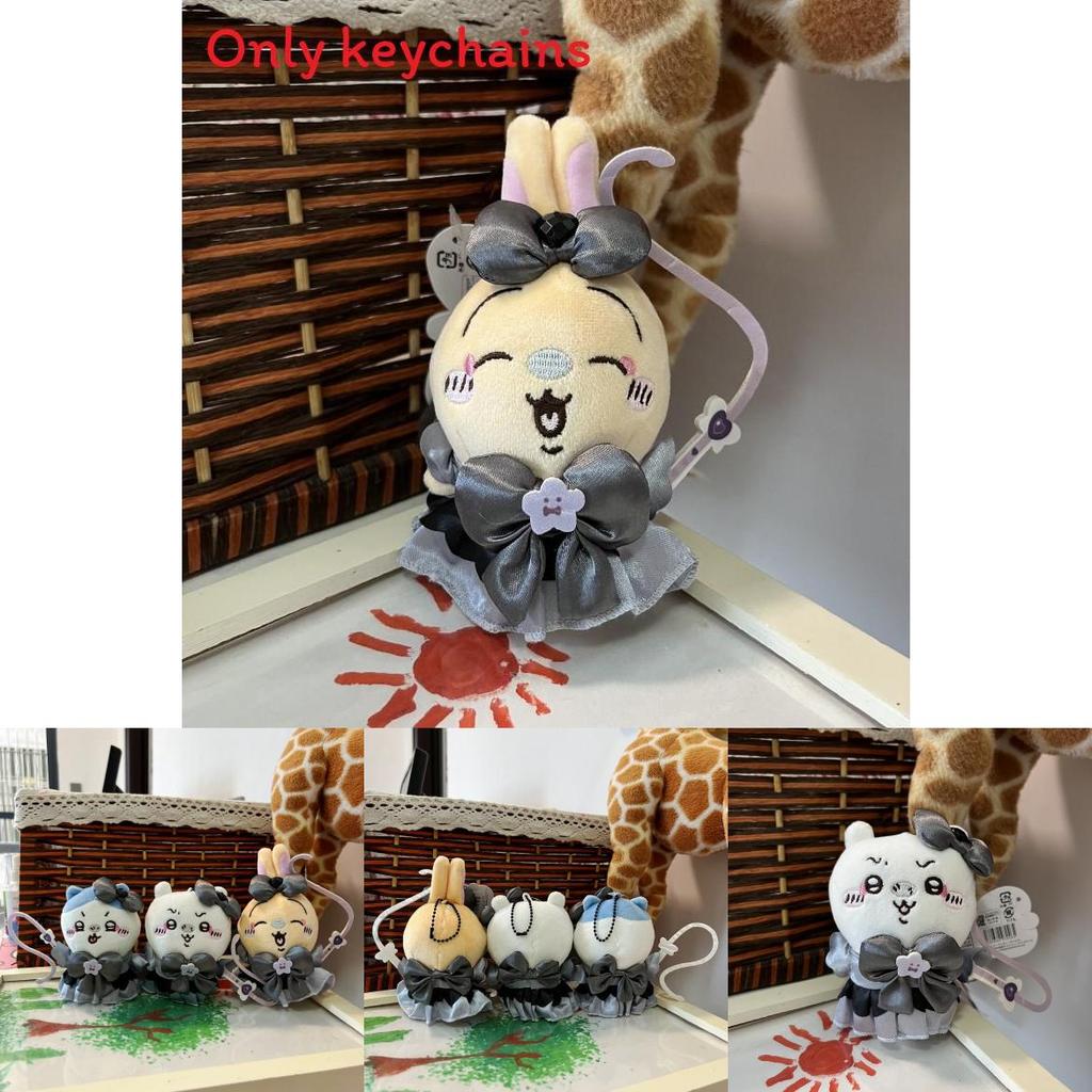 Chiikawa Black Magic Girl Plush Keychain With Soft Pp Cotton For Kids And Collectors