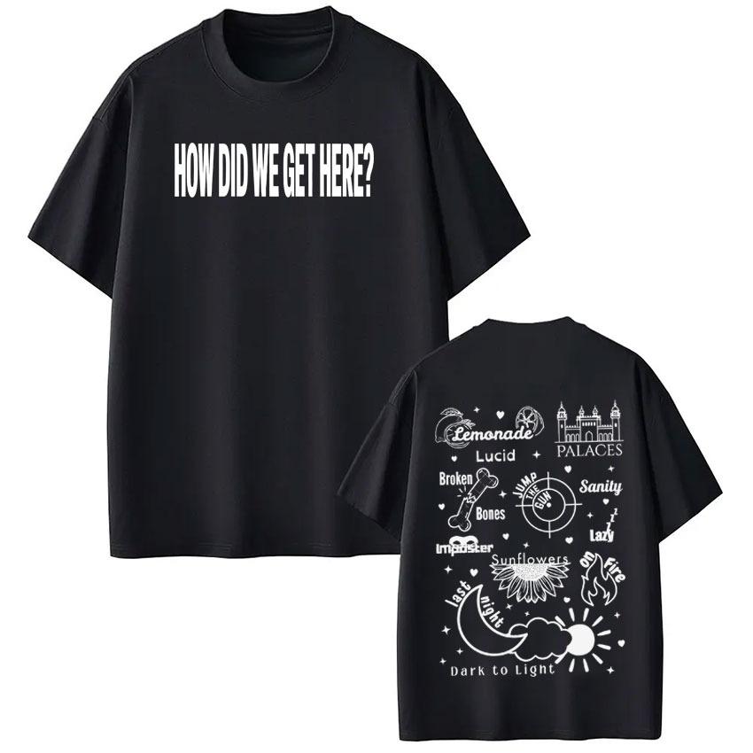 Singer Louis Tomlinson How Did I Get Here Tour 2026 Print Unisex Comfortable and loose Unisexs and Womens Tshirts