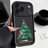 Christmas Tree Print Phone Case For iPhone 17 Pro 16e 16 15 14 13 12 Pro Max 11 Soft Silicone Cover For iPhone 15 16 Plus 17 Air