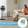 2 Sets Hanging Fan Cooler Attachment with Hook Reusable Fan Mister Attachment with Ice Box Home Office Dormitory Hangable Fan Cooling Attachment