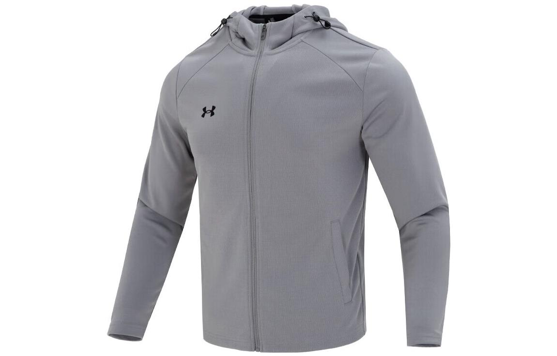 Мужская спортивная тренировочная толстовка с капюшоном Under Armour Серая 23600303-014 M