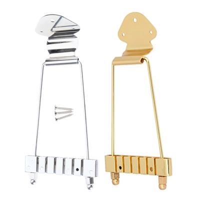 Guitar Tailpiece Bridge Replacement 6 String Electric Guitar Trapeze Tailpiece Bridge Musical Instrument Accessory