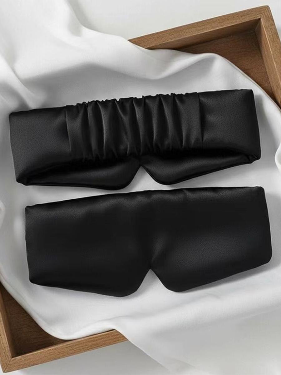 100% Mulberry Silk Blackout Sleep Eye Mask Bundle Pocket And Eye Mask Set Suitable For Travel And Nap Time Sleep Mask New