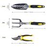 gardening tool including a stainless steel hand transplanting pruning garden and a seed with a storage tote Perfect for and and 13-piece set, shovel,
