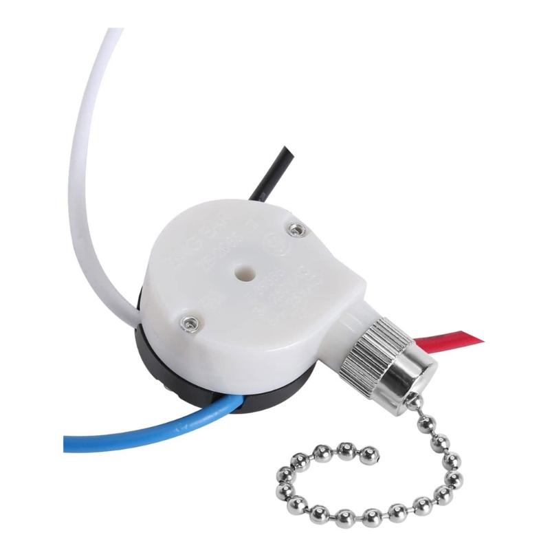 3 Speeded 4 Wire Pull Chain Fan Control Switches Pre Installed Wiring Accessory With Multiple Ceiling Fan Models