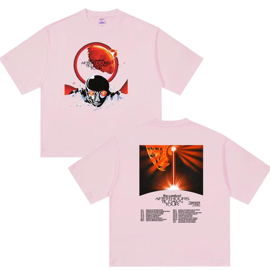 Summer Hot Sale Rapper The Weeknd After Hours Til Dawn Tour 2026 Graphic T Shirt Men Women Hip Hop Retro Fashion T-shirt