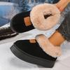 Large Size Winter New Snow Boots Women's Cotton Boots Casual Velvet Thermal Cotton Shoes Women