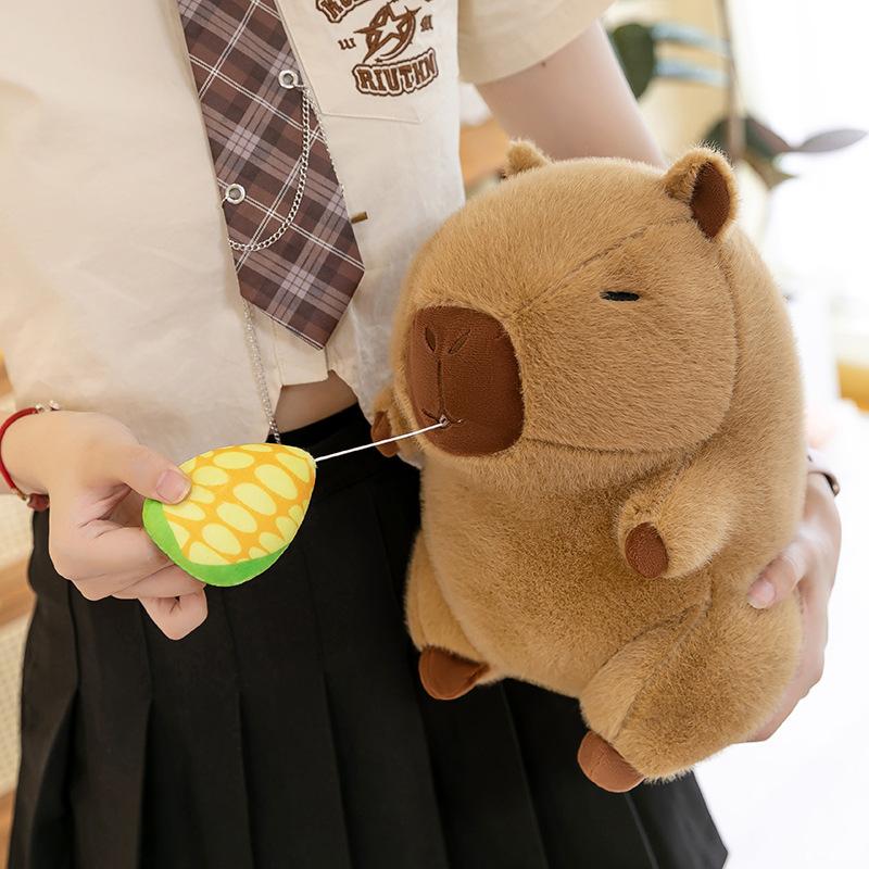 Capybara Stretchable Doll Pillow Plush Toy Ugly Cute Doll Kapibara Children's Ragdoll