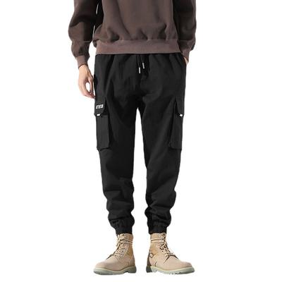 Overalls Men 'S Sports Pants Solid Color Leggings Casual Pants Harem Pants Overalls 