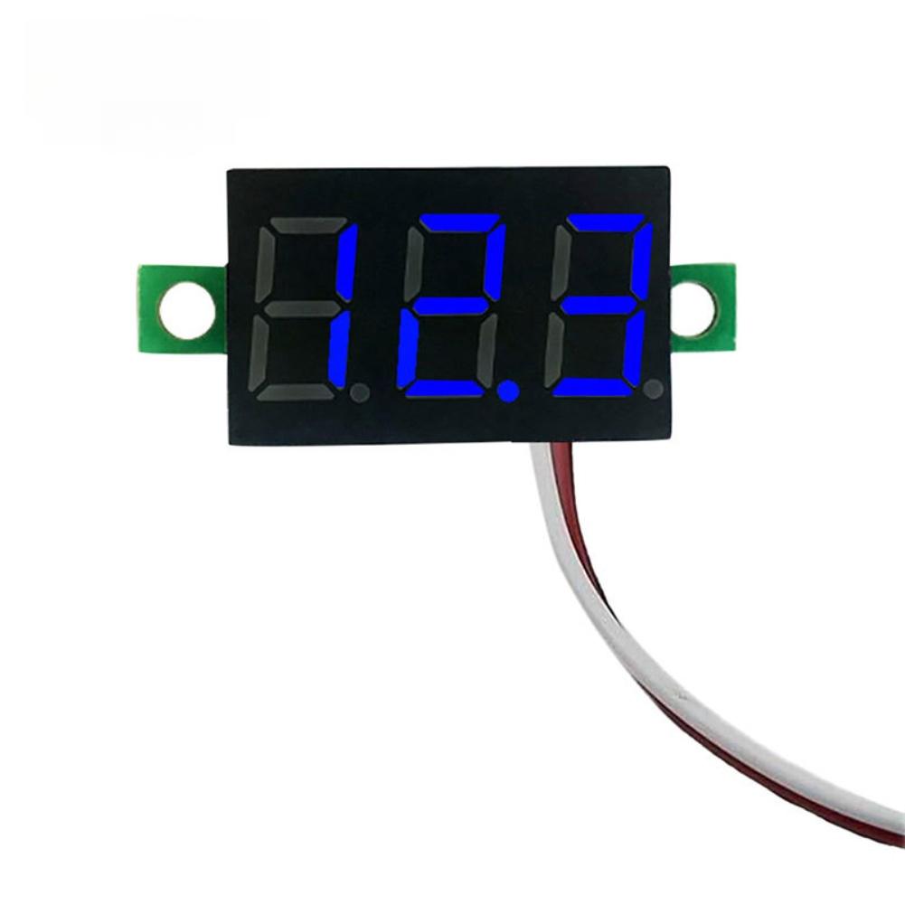 1pc 0.28-inch Digital DC Voltmeter With Digital Display Two-wire DC 5-30V For Electronic Applications Accessories