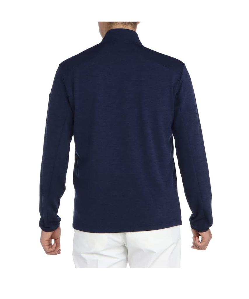 Mizuno Stretch Fleece Golf Black Size XL equivalent to Japanese size Men's Full-Zip Midlayer, 52MC0542, Heather, (Japan XL, 2L)