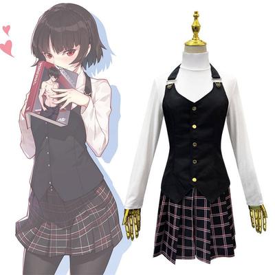 Xinboyuan Anime Persona P5 Shinjima Makoto Cosplay Costume School Uniform Cosplay Performance Outfit for Women