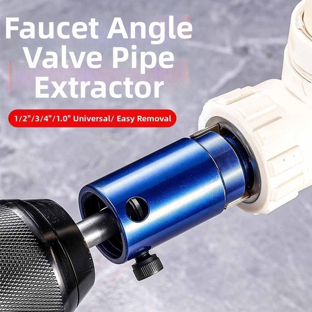 3IN1 Design Faucet Angle Valve Screw Extractor Electric Manual Water Pipe Extractor Connecting Rod 4/6/1 Inch