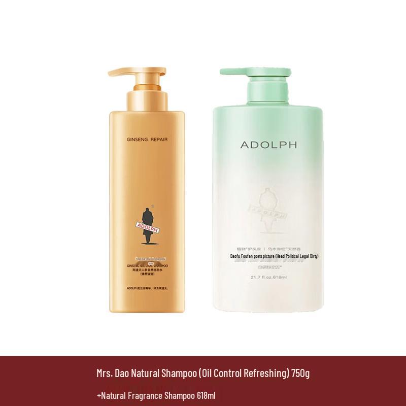 Ado Ginseng Natural Shampoo Duo Pack