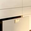 Nordic Solid Brass Cabinet Handle Hardware with Matching Screws Drawer Knobs Pull Handles Kitchen