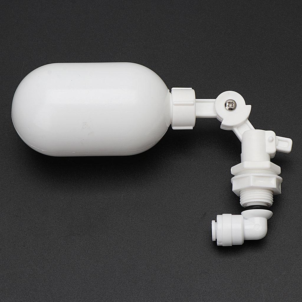 1/4" Snelkoppeling Waterfilter Vlotter voor Klep Automatische Controle Waterniveau voor Klep Verstelbare Plastic Vlotterbal voor
